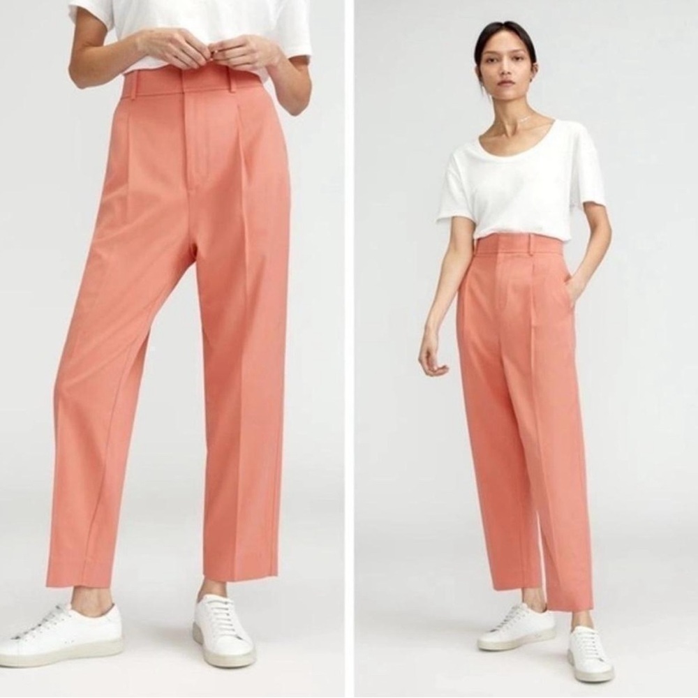 EVERLANE Coral High Rise Ankle Trousers Sz 8